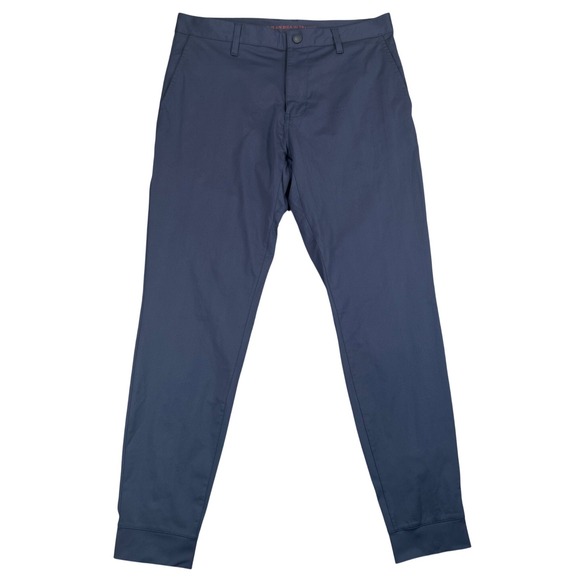 RHONE Other - Rhone Commuter City Chino Pants Mens 31 Navy Blue Slim Tapered Ankle Zip Tech